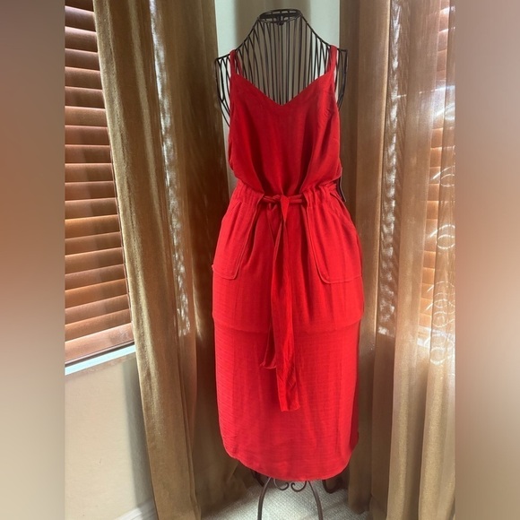 Universal Thread Red Pocket Dress - Picture 2 of 7